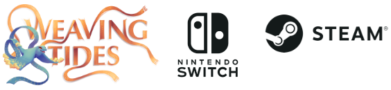 Weaving Tides, Switch & Steam Logos